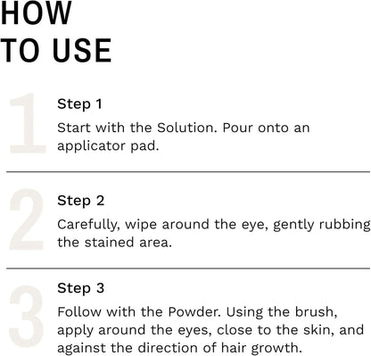 Eye Envy Dog Tear Stain Remover Kit w Brush Pads Powder 30–45 Day