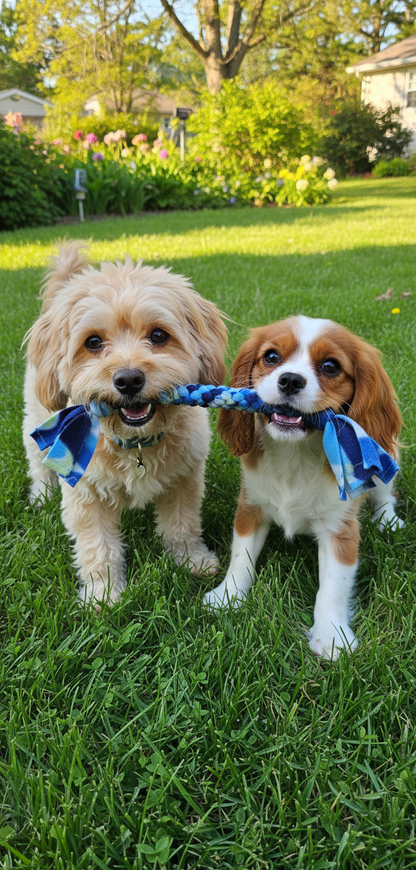 Small Fleece Pull Toy - for tiny and small dogs